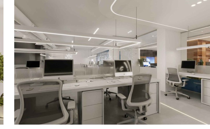 Technical service laboratory architectural render